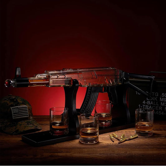 AK47 Gun Decanter Set