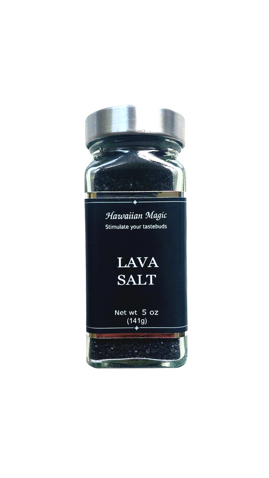 Hawaiian Black Lava Salt Fine Grain 5oz