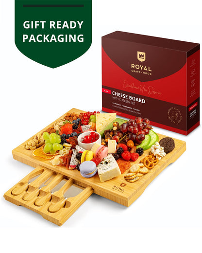 Cheese Board w/knives, 16.5"x11"