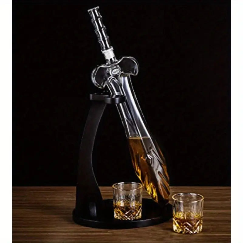 The Whiskey Ball Sword Decanter
