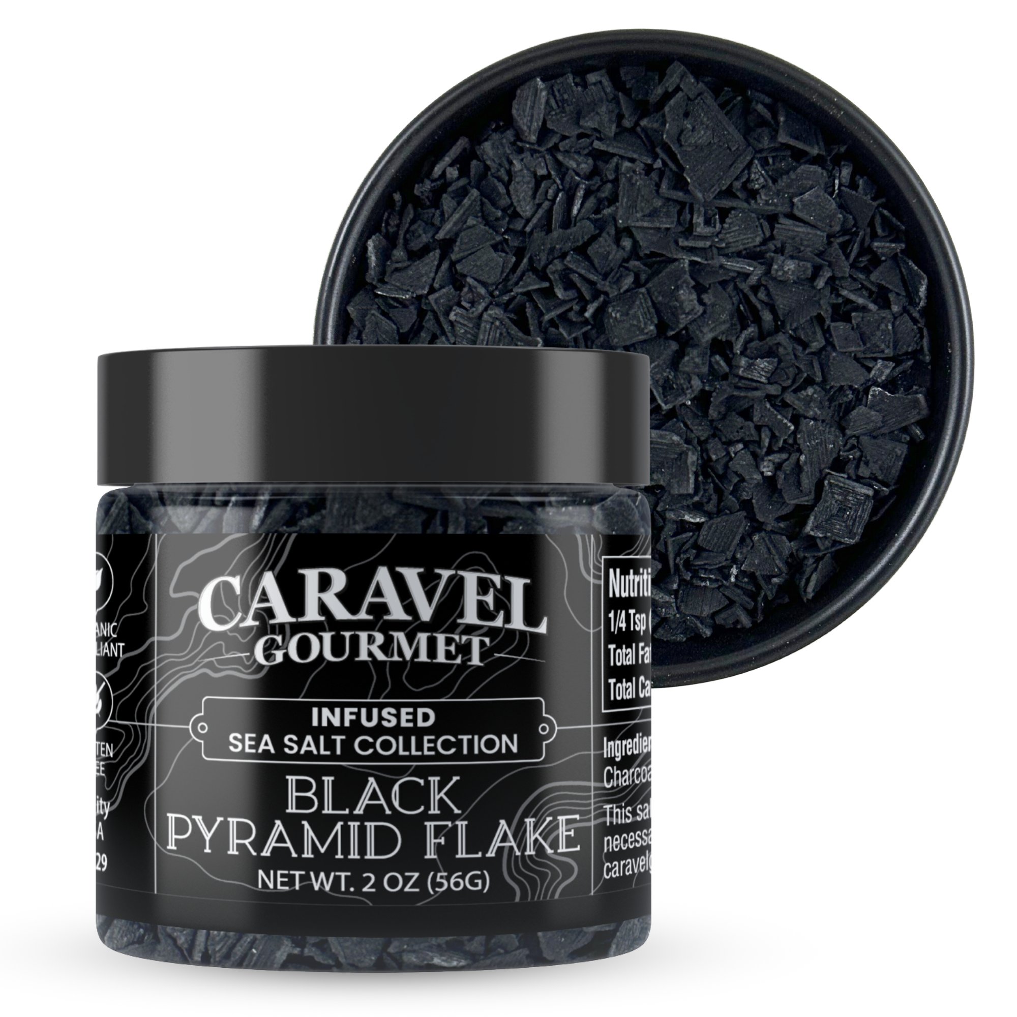 Black Pyramid Flake Sea Salt – HAWAIIAN MAGIC -spice and seasoning blends-