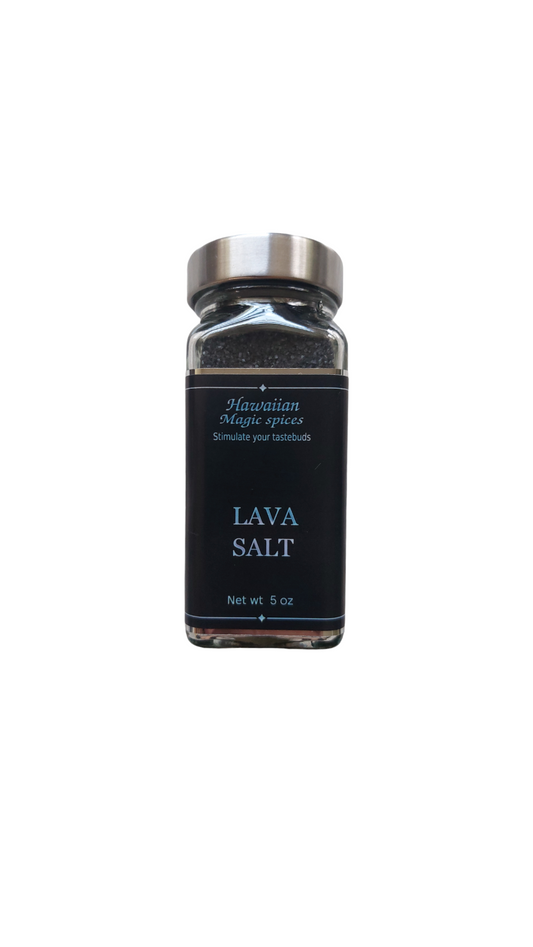 Hawaiian Black Lava Salt Fine Grain 5oz