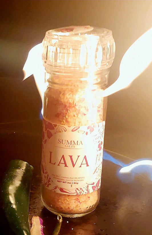 Lava Salt 3oz grinder