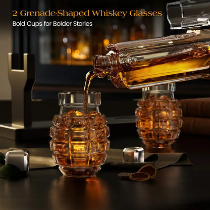 Sniper Whiskey Decanter Set