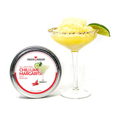 All-Natural Chili Lime Margarita Salt Cocktail Rimmer 3.5 oz Tins