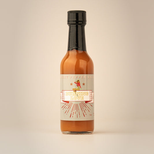 Lady May’s Sweet Heat Sauce – Sweet & Spicy Blend – Handcrafted Chili Sauce – Restaurant Recipe, Small Batch – 6oz Glass Bottle