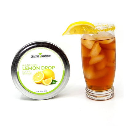 All-Natural Lemon Drop Sugar Cocktail Rimmer 3.5 oz Tins