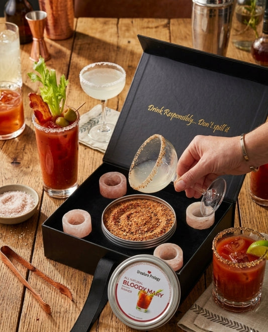4 shot glass+Margarita rimmer Gift Set